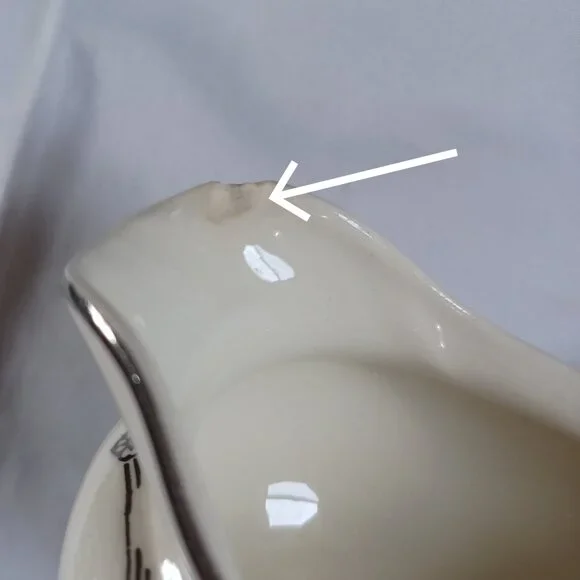 Vintage Homer Laughlin Gravy Boat Eggshell Nautilus O51N5 Floral Needlepoint USA - Picture 7 of 11